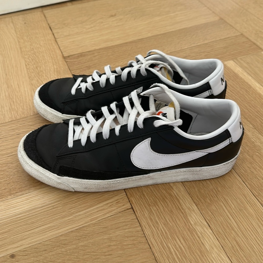 Nike Blazer Low - Black/White - Men's 11